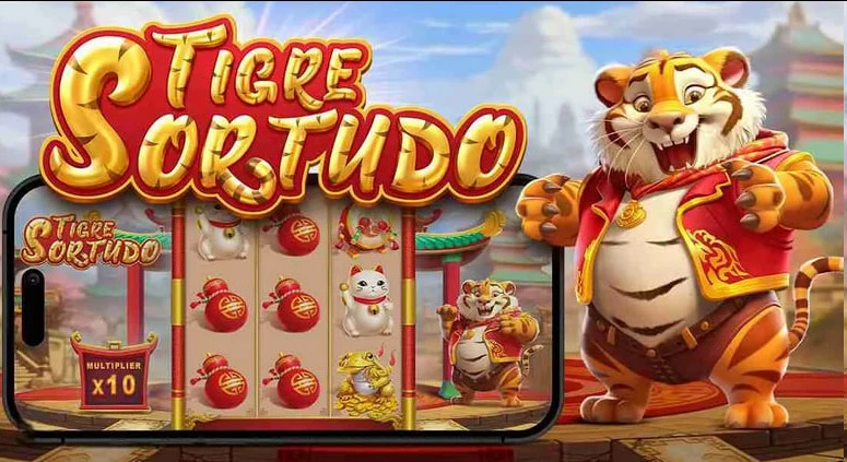 Tela de jogo do Tigre Sortudo